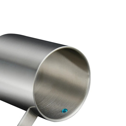 Double Wall Coffee Cup with Lid 304 Stainless Steel Double Bottom Mug Beer Mug Tea Cups Drinking Glasses Thermal Mug Water Mug