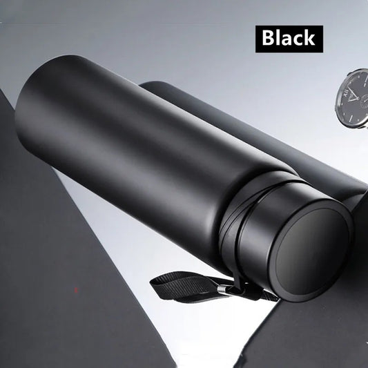 New Double Stainless Steel Vacuum Flask With Filter Large Capacity Portable Sport Thermos Mug Coffee Tea Tumbler 600ml/1000ml/1600ml